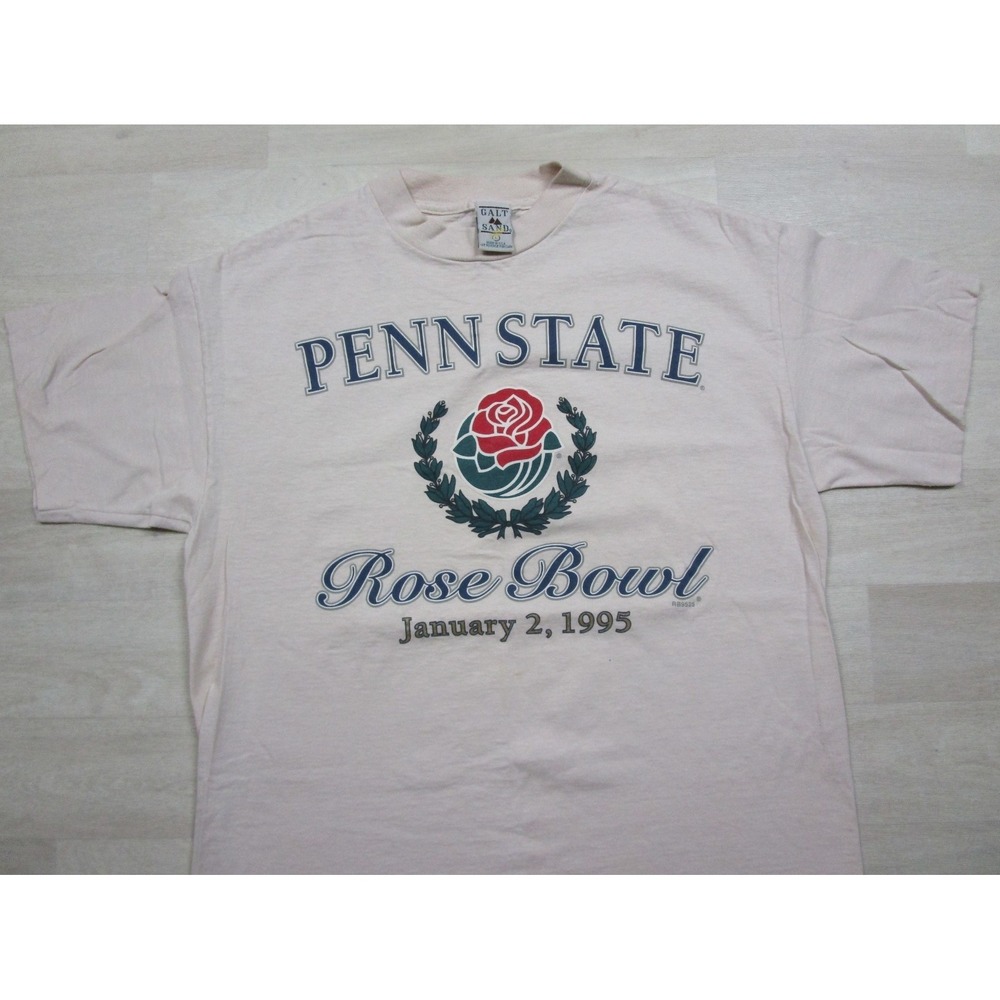 Vintage Penn State University Football 1995 Rose Bowl‎ T-Shirt (L) NCAA 1990's - Picture 3 of 10